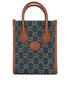Interlocking G Denim Mini Tote, front view